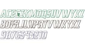 Frank-n-Plank 3D Bold Italic