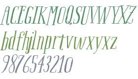 Boho Serif W00 Italic