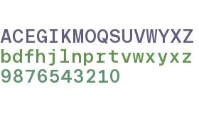 Residenz Grotesk Trial Mono SemBd