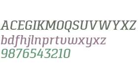 Pancetta Serif W03 Medium It