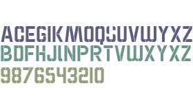WOK STENCIL - CAPS Medium