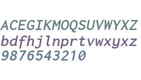 Inconsolata LGC Markup Bold Italic