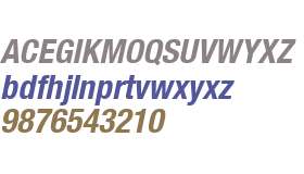 Helvetica Neue LT Com 77 Bold Condensed Oblique V2