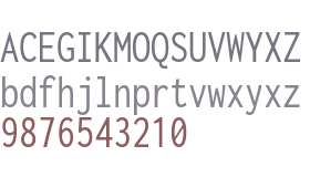 Inconsolata Condensed