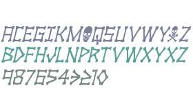 xBONES Condensed Italic