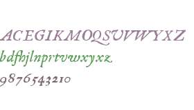 1689 GLC Garamond W01 Italic