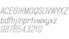 Typo Quik Thin Demo Italic