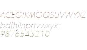 Core Sans G W01 15 Thin Italic