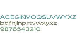 Residenz Grotesk Trial SemBd Extd