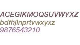 Helvetica Neue LT Com 66 Medium Italic V2