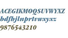 ITC Garamond Std Ultra Condensed Italic
