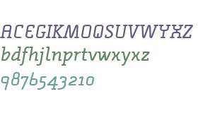 Alega Serif OT W03 Italic