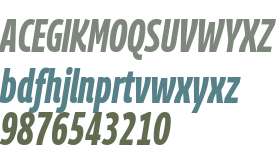 Georama Extra Condensed Bold Italic