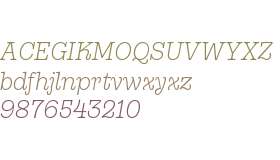 Gonzaga-Trial Light Italic