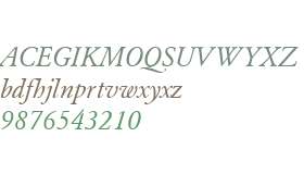 QTGaromand Italic