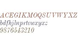 Modern MT W04 Condensed Italic
