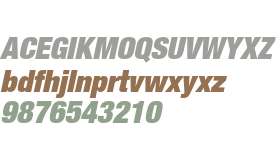 Helvetica Neue LT Std 107 Extra Black Condensed Oblique