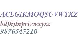 Agmena W06 SemiBold Italic