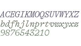 GT Alpina Typewriter Light Italic