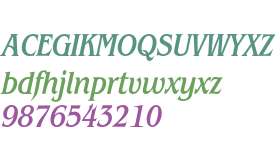 Benguiat* Condensed Medium Italic