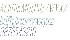 Emberly Thin Italic