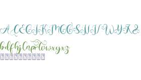 Beautiful Romantic Monogram Dem