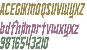 SF Ironsides Condensed Italic V1 V1