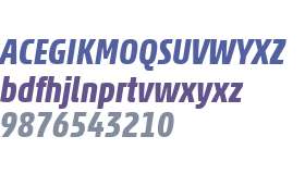 Akko W04 Bold Condensed Italic
