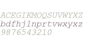 Courier New CE Italic