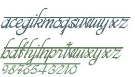 bits indian calligra Italic