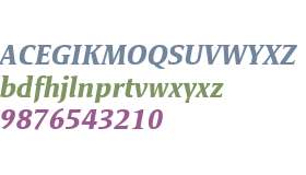 Satero Serif LT W04 Bold Italic