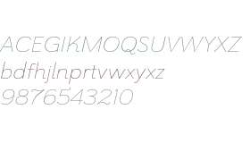 Grenale W01 Ext Thin Italic