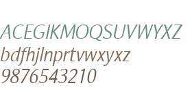 Orbi Sans W01 Light Italic