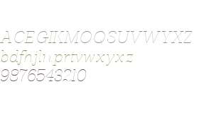 Madley Hairline Italic