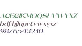 Orelo SemiWide ExtraBold Italic