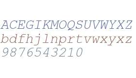 Courier New Cyr Italic