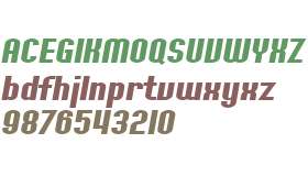 SF Willamette Extended Bold Italic V2 V1
