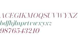 Vogue Highline Serif Medium Italic