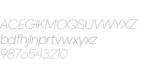 Duplet Rounded Thin Italic