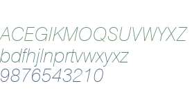 Swis721 Th BT Thin Italic