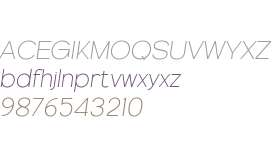 Genova Thin Italic