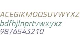 Xenois Sans W04 Italic