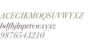 Bodoni Seventytwo ITC Book Italic