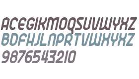 Ekela Round Bold Condensed Italic