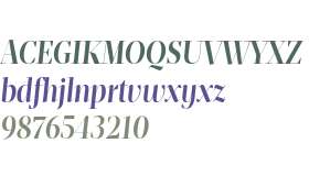 Mafra Condensed Display Medium Italic