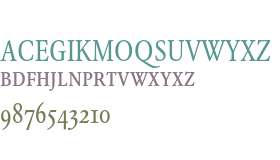 Garamond BE Condensed Small Caps & Oldstyle Figures