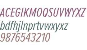 Proxima Nova Extra Condensed Regular Italic