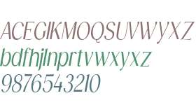 Anegreya Italic