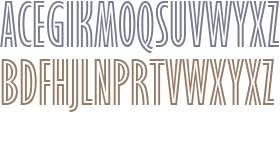 Gill Sans Nova Inline Condensed