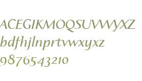 CAL Aperto W01 SemiBold Italic